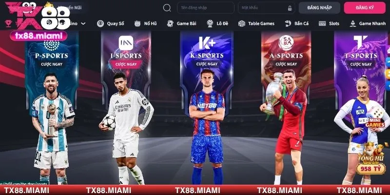 TX88 nhà cái chuyên cung cấp các giải đấu uy tín hàng đầu thế giới 
